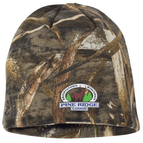 Additional Image 4 - a camouflage hat with a logo
