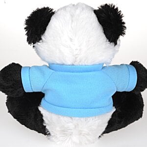 Additional Image 2 - a stuffed panda bear wearing a blue shirt