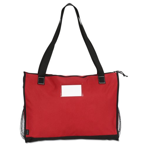Additional Image 3 - a red bag with black straps