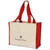 View Image 4 of 4 of Cotton Gusset 14 oz. Accent Box Tote - 24 hr