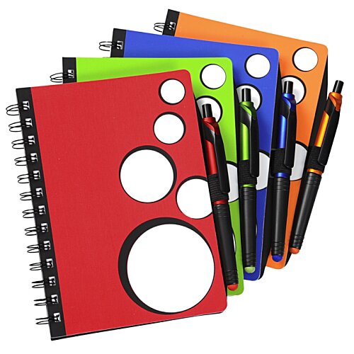Additional Image 2 - a group of notebooks and pens