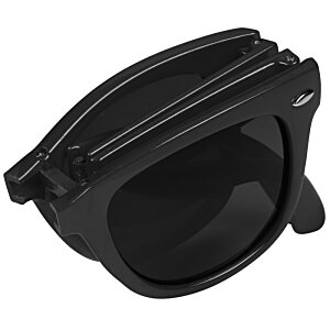 Additional Image 5 - a black sunglasses with a black frame