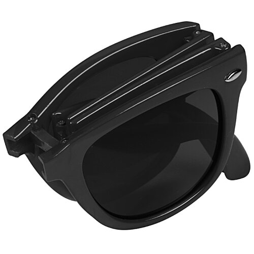 Additional Image 5 - a black sunglasses with a black frame