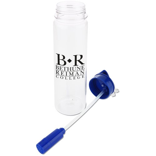 Additional Image 1 - a white bottle with a blue handle and a blue cap