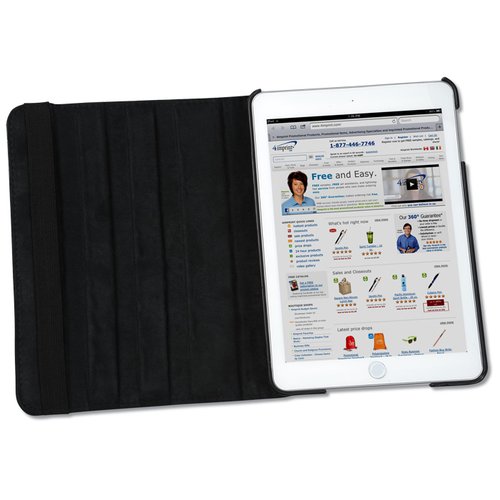 Additional Image 1 - a white tablet with a black cover