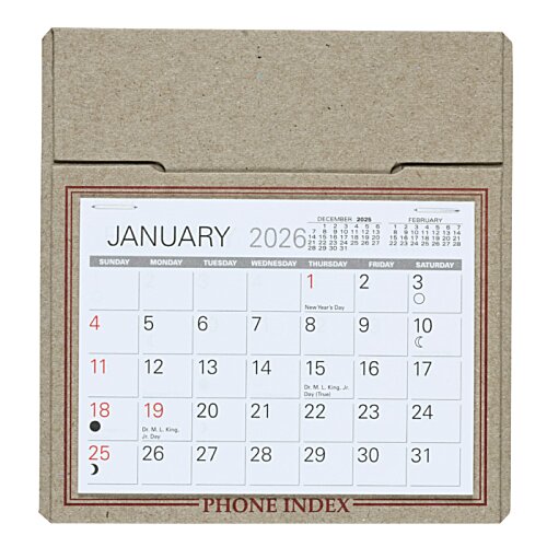 Additional Image 3 - a calendar with a white cover
