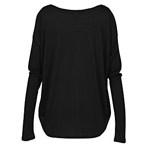 Additional Image 1 - a black shirt with long sleeves