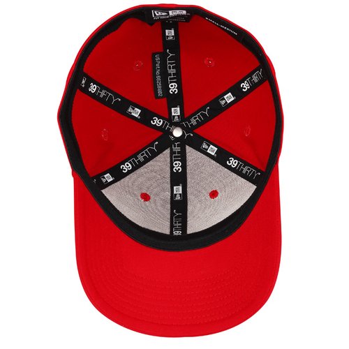 Additional Image 2 - a red hat with black and white design