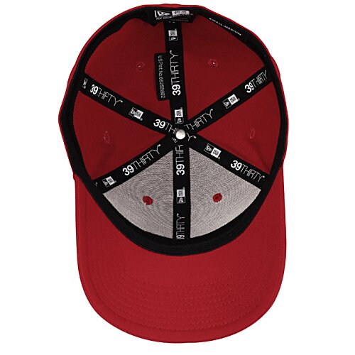 Additional Image 2 - a red hat with black and silver accents