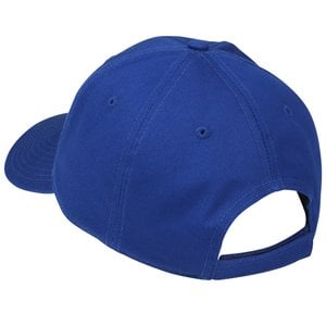 Additional Image 2 - a blue hat with a hole in the back