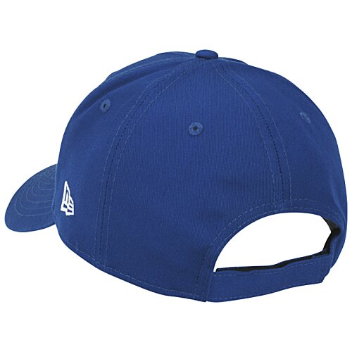 Additional Image 2 - a blue hat with a hole in the back