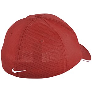 Additional Image 1 - a red hat with a white swoosh