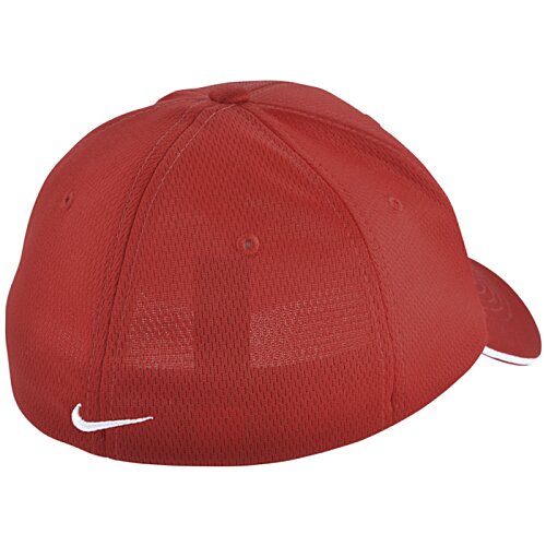 Additional Image 1 - a red hat with a white swoosh