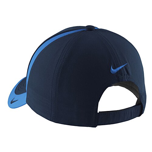 Additional Image 1 - a black hat with blue stripe