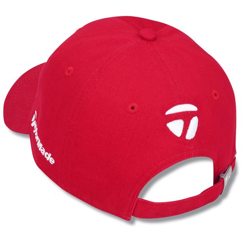 Additional Image 1 - a red hat with a hole in the middle