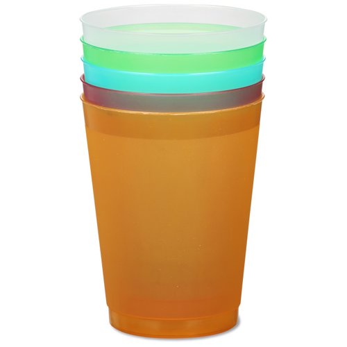 Additional Image 1 - a plastic cup with a green lid
