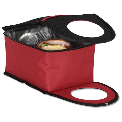 Additional Image 1 - a red and black container with a hole in the top