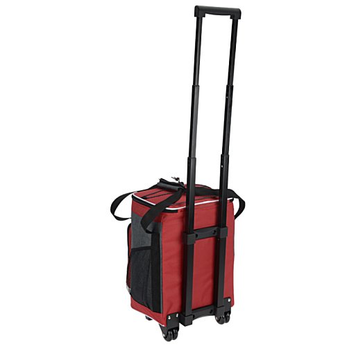 Additional Image 4 - a red and black luggage