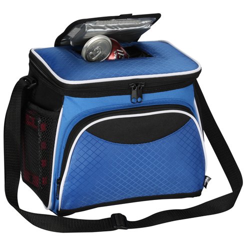 Additional Image 3 - a blue and black cooler bag