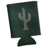Additional Thumbnail Image 1 - a green drink holder with a cactus on it