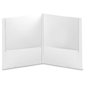 Additional Image 1 - a white folder with a pocket
