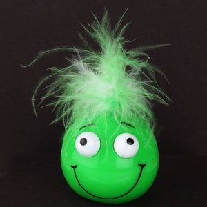 Additional Image 4 - a green toy with a face