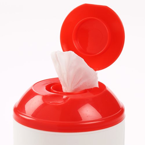 Additional Image 2 - a red and white container with a red lid