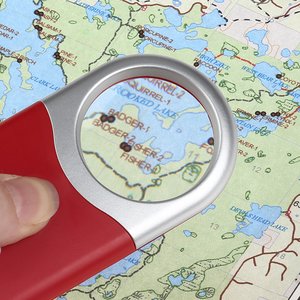 Additional Image 1 - a magnifying glass on a map