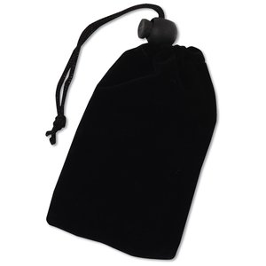 Additional Image 3 - a black tag with a string