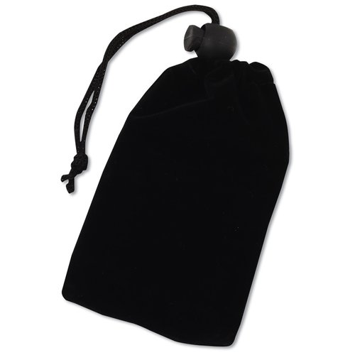 Additional Image 1 - a black tag with a string