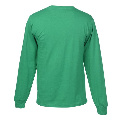 Additional Image 1 - a green long sleeved shirt