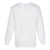 View Image 2 of 2 of Port Classic 5.4 oz. Long Sleeve T-Shirt - Youth - White - Screen