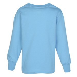Additional Image 1 - a blue long sleeved shirt