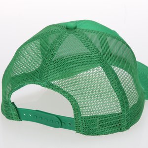 Additional Image 2 - a green mesh hat on a white background
