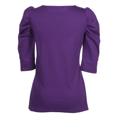 Additional Image 1 - a purple shirt with puffy sleeves