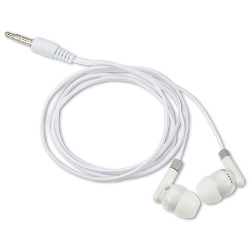 Additional Image 2 - a white ear buds on a white background
