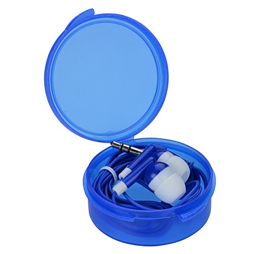 Additional Image 2 - a blue plastic container with a blue lid