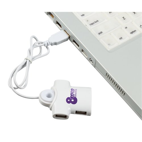 Additional Image 2 - a white usb cable next to a laptop