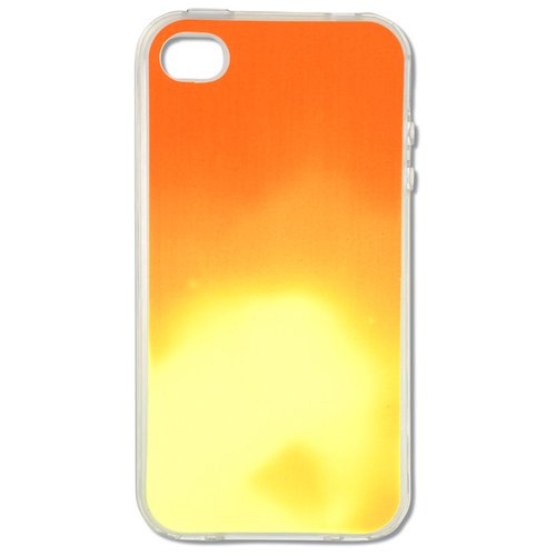 Additional Image 3 - a phone case with a yellow and orange gradient