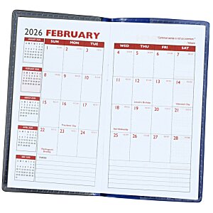 Additional Image 1 - a calendar with red writing on it