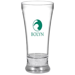 Additional Image 1 - a clear glass with a logo on it