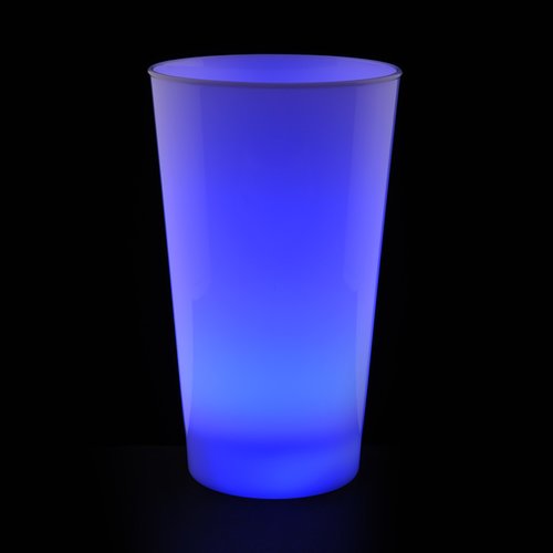 Additional Image 2 - a blue cup on a black background