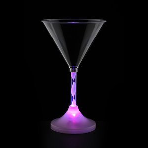 Additional Image 5 - a purple and pink wine glass