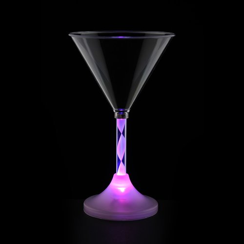 Additional Image 5 - a purple and pink wine glass
