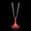 View Image 5 of 6 of Champagne Glass with Light-Up Spiral Stem - 7 oz. - 24 hr