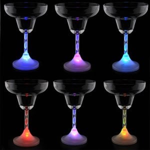 Additional Image 2 - a group of colored wine glasses
