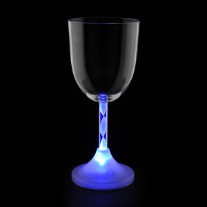 Additional Image 4 - a wine glass with a blue light