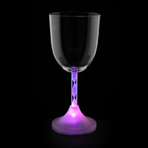 Additional Image 3 - a wine glass with purple light