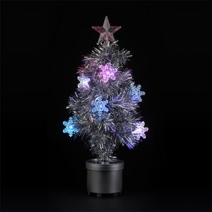 Additional Image 1 - a small christmas tree with lights