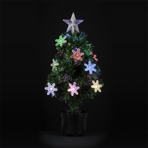 Additional Image 1 - a small christmas tree with lights